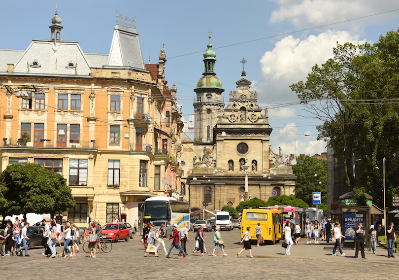 Photo of the Lviv city